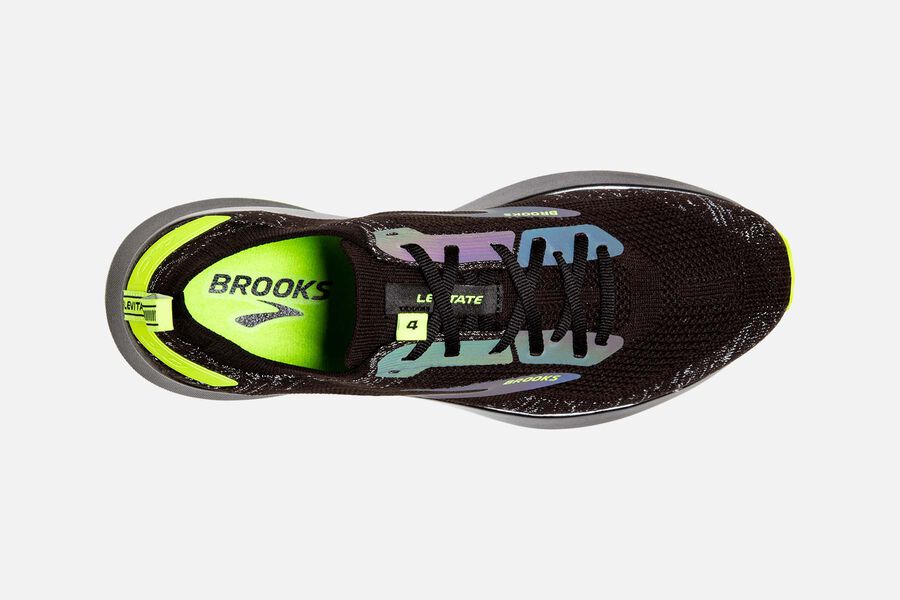 Brooks Levitate 4 Road Running Shoes Womens - Black/Green - AVPDL-7382